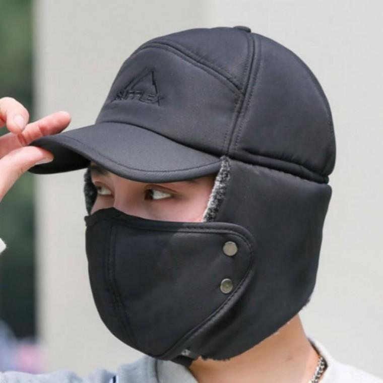 귀달이 모자 겨울 털 캡 등산 방한 마스크 스포츠