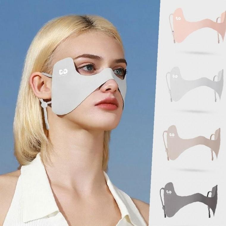길이조절 나비날개 하프 마스크 자외선차단 스포츠 안면보호구