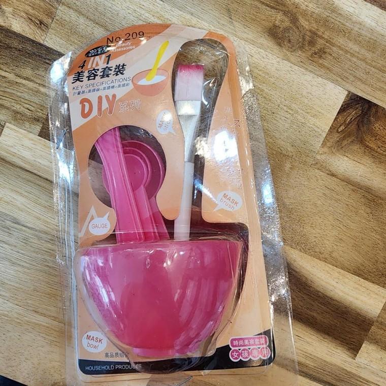 셀프 페이셜 팩도구 세트 마스크볼 팩브러시 믹싱볼 홈케어 피부관리 소품