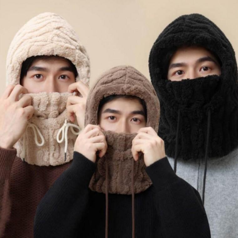 넥워머 후드 바라클라바 겨울 방한 털 마스크 심플
