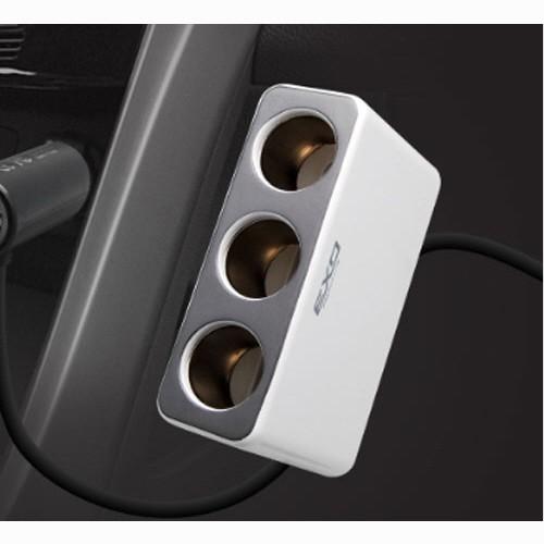 EXO 마이크로 USB 3구 멀티소켓 충전기 3포트 차량용 시거잭
