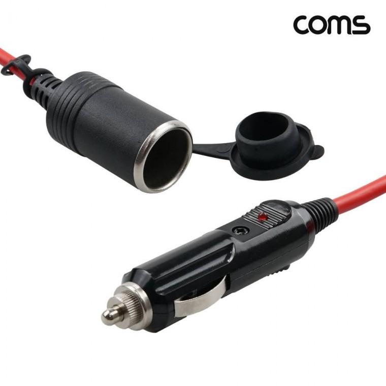 차량용 24V 소켓 잭 1.8M 연장 12V 케이블 BD827