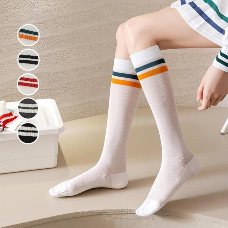 1+1 라인 메쉬 니삭스 여름 골프양말 스포츠 무릎 양말 등산 요가 니삭스