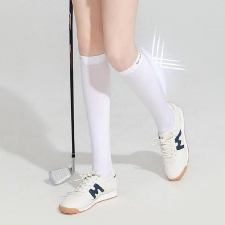 자외선차단 여성 양말 롱삭스 타킹 니삭스 골프 스포츠 모두팜