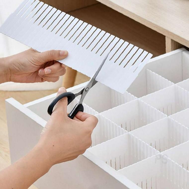 파티션 칸막이 4P 38x11cm 수납장칸막이 속옷보관함파티션 칸막이속옷정리함 속옷칸막이 양말정리함칸막이