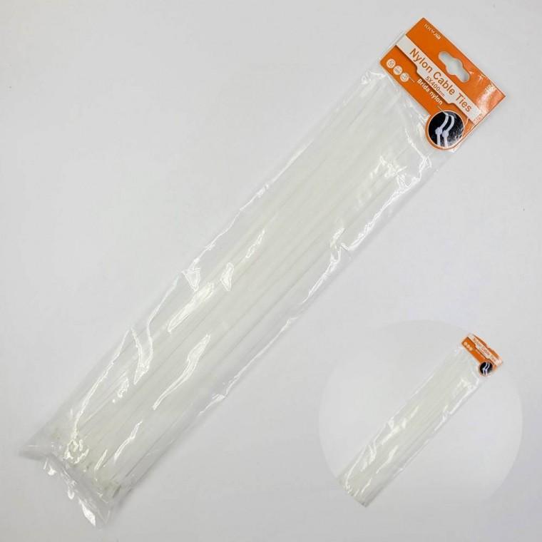케이블 타이 40cm 50개 컴퓨터선정리케이블 컴퓨터전선정리