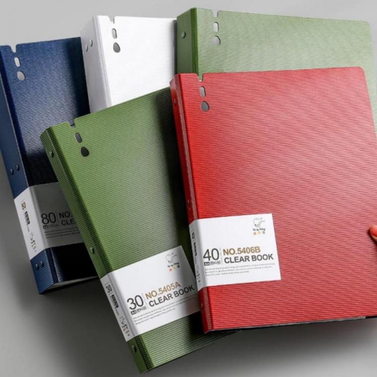 A4 파일 클리어 화일 정리 속지 사무실 30매