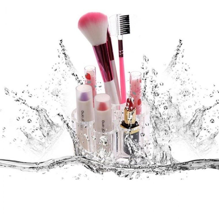 립스틱 정리대 6구 아크릴 화장품 보관 케이스