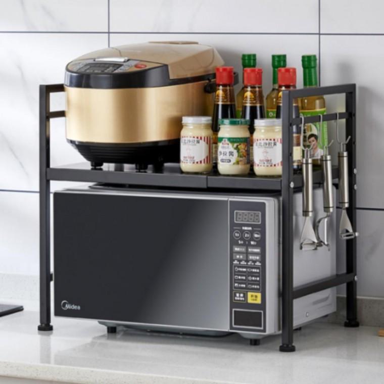 철제 3단 전자레인지 선반 다용도 주방 수납 정리대