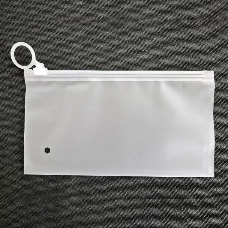 반투명 슬라이드 PVC 지퍼백 18x10cm 수납 파우치 여행용 행사용 소품 정리 비닐백