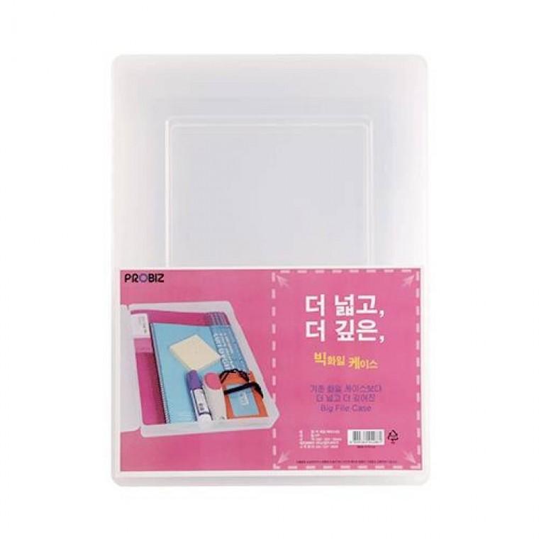 A4 빅 화일 케이스 서류 보관 문서 정리 파일 가방 손잡이형 사무용 학생용 박스