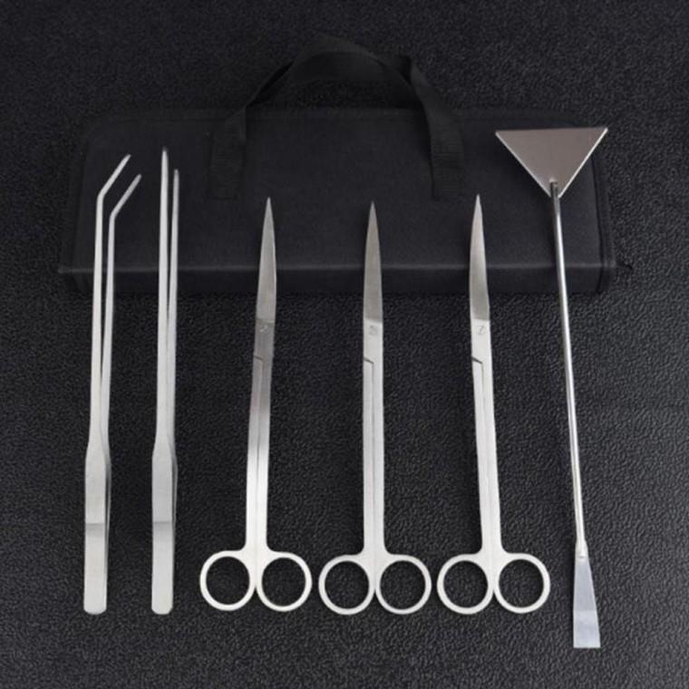 수조관 어항 수초 가위 집게 세트 6종 수조 정리 도구