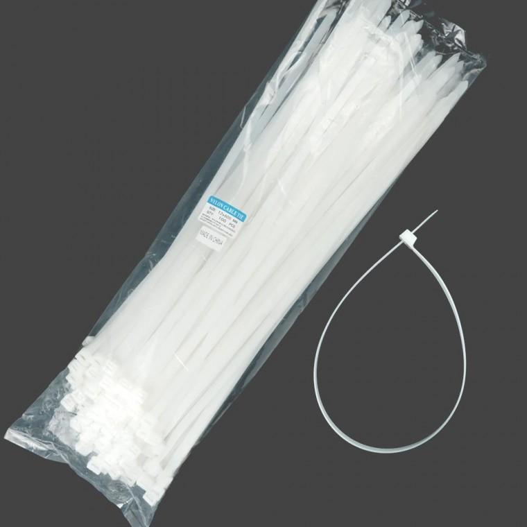 Kimspp 케이블타이 12x600mm (약100개입) 케이블밴드 타이밴드 전선정리 배선정리