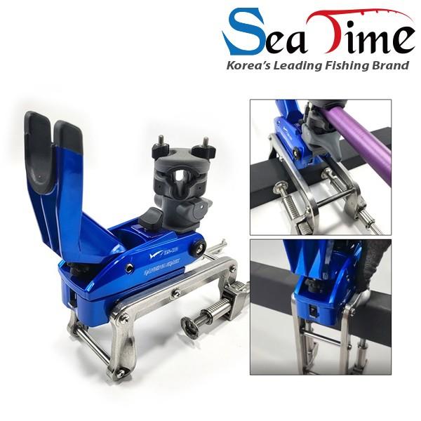 S DS 선상 최고급 받침틀 보트 낚시 난간거치대 이중잠금