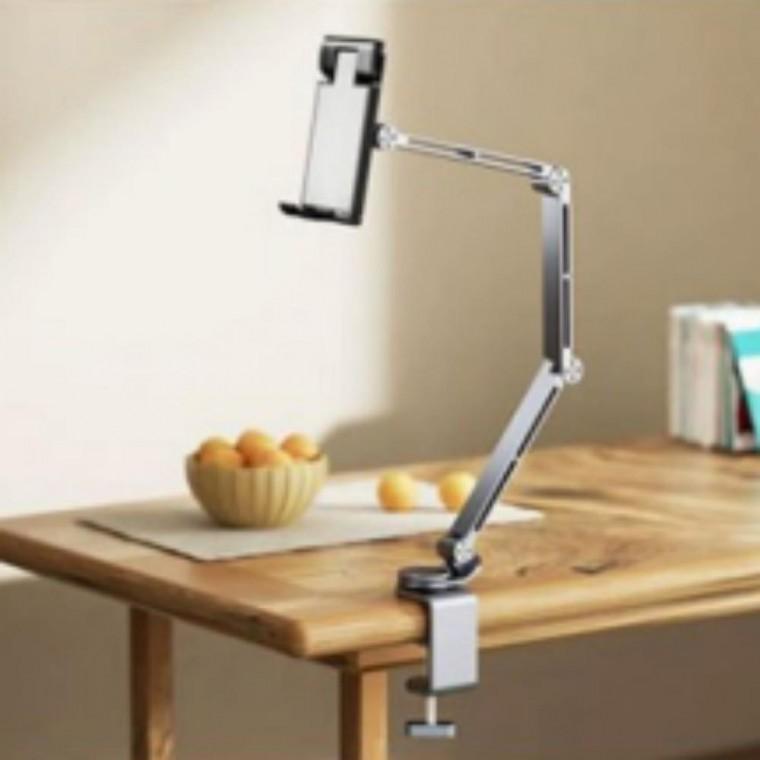 스마트폰 태블릿 탁상용 스탠드 거치대 메탈실버