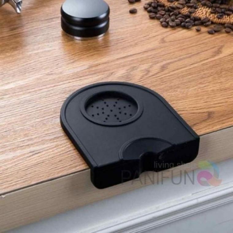 실리콘 탬핑매트 14x12.5 블랙 바리스타용품 템핑매트 커피스템프 댐핑매트 바리스타매트