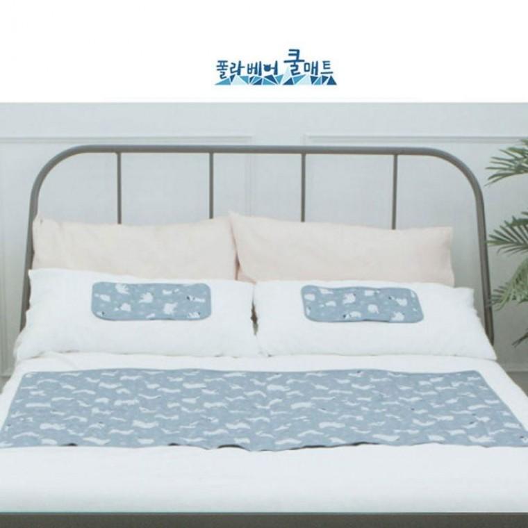 쿨매트 더블세트(더블매트+베개2개) 여름 냉감매트