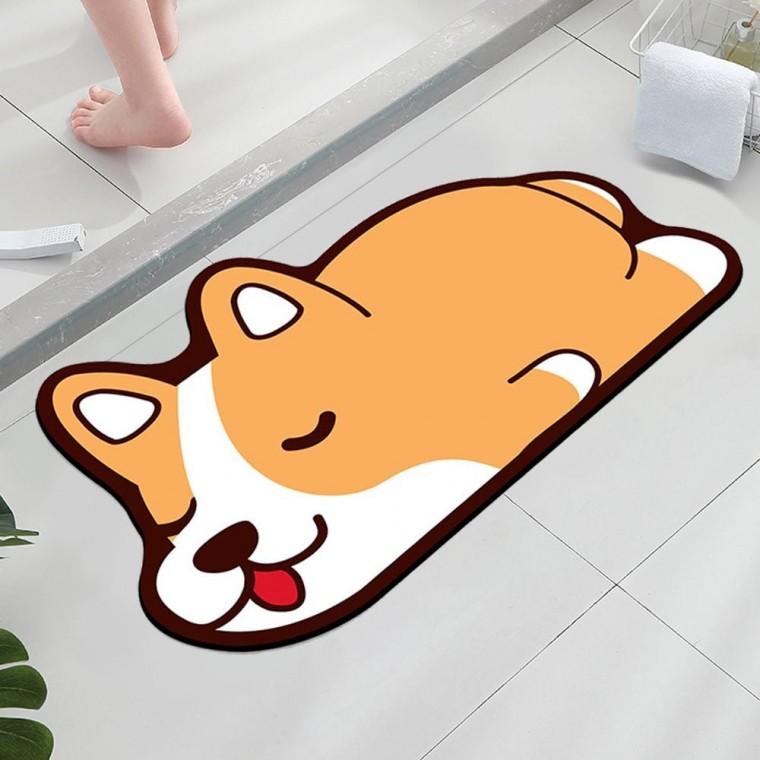 발매트 욕실매트 강아지 소프트 규조토