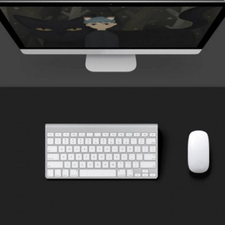 컴퓨터 책상 매트 60X30 블랙 키보드매트 컴퓨터마우스패드