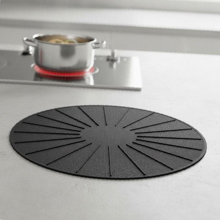 주방 인덕션 보호매트 24cm 실리콘 스크래치 방지 미끄럼방지 패드
