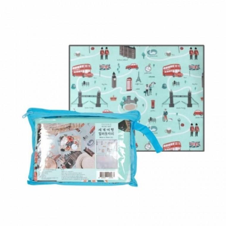 피크닉 1인용 국산 돗자리 70x90cm 미니 휴대용 컬러 totobiz 매트 세계여행 야외 PU코팅 방수