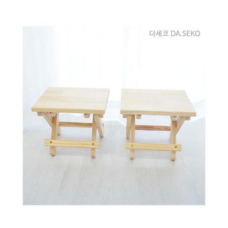 루미나D 접이식 다세코 원목미니의자 어린이 스툴의자 캠핑미