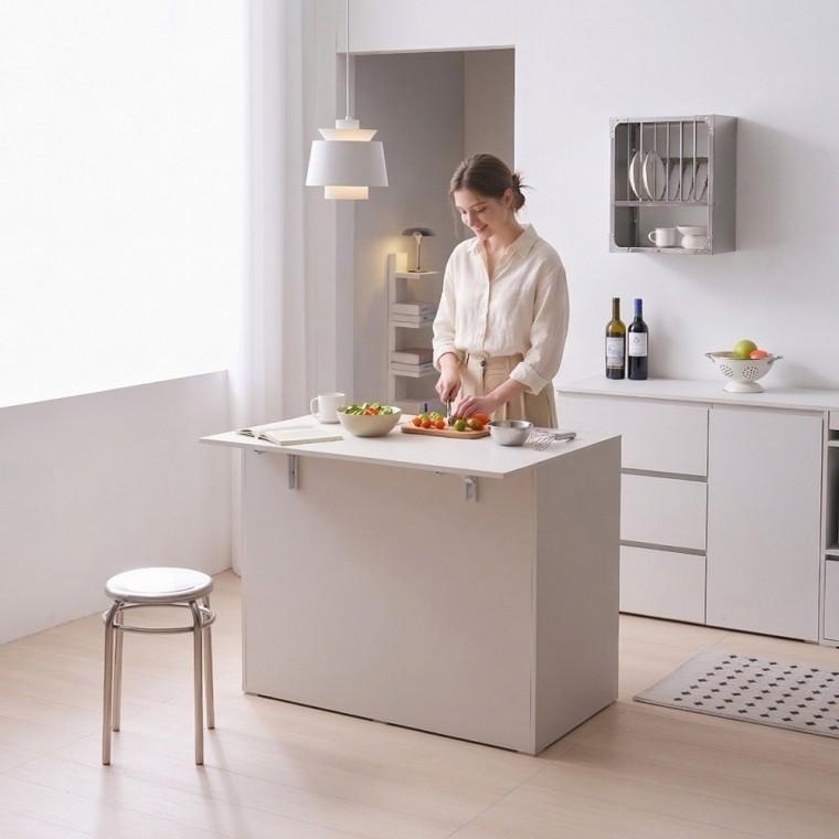 FC103 접이식 아일랜드 식탁 홈바 1000 1color