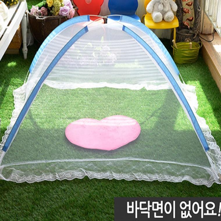 원터치 유아 모기장 침대 텐트 휴대용 접이식 캠핑 모기차단