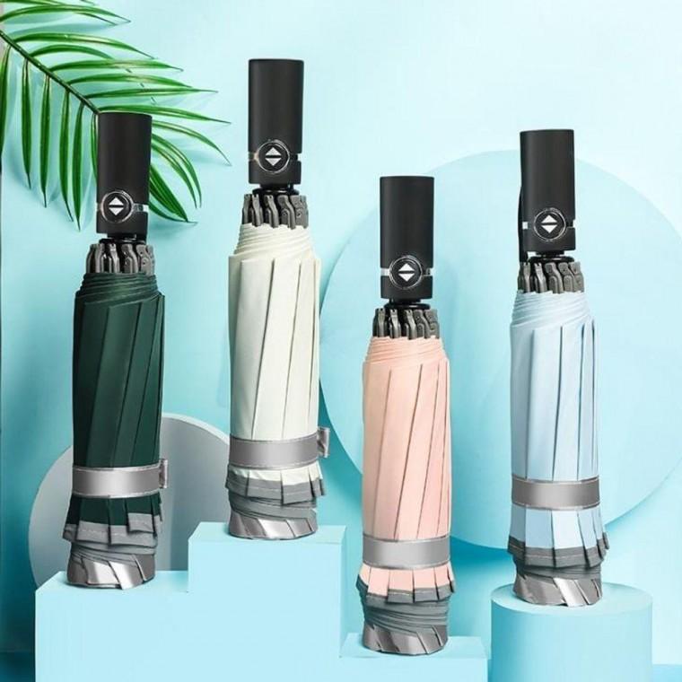 초경량 자외선 차단 3단 자동 우양산 접이식