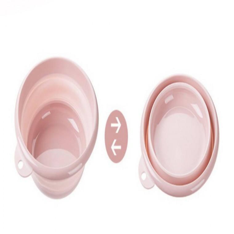 다용도 폴딩 바가지 지름 28cm 대야 접이식바가지