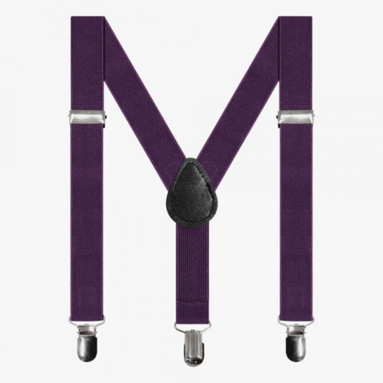 컬러 멜빵 어린이용 진보라