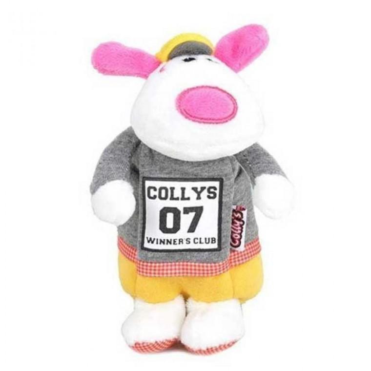 여성 골프 용품 봉제 인형 홀더 2구 고리형 볼파우치