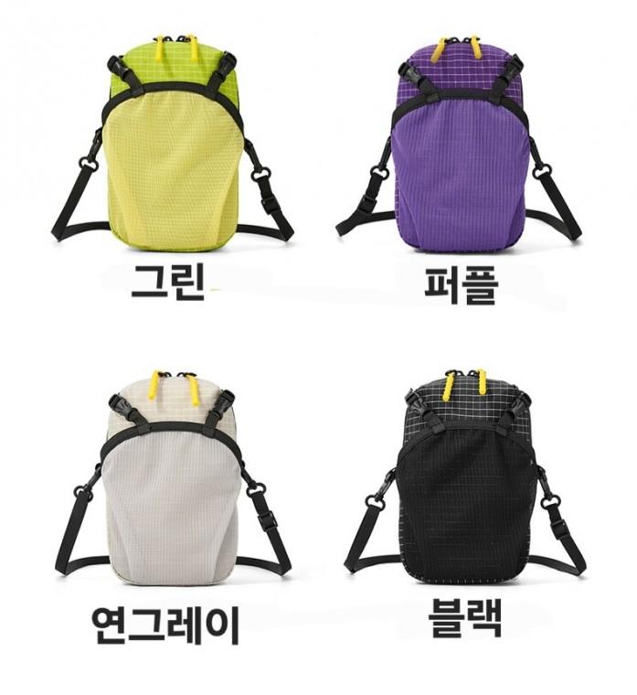 경량 크로스백 등산 가방 배낭 스마트폰 물병 케이스 파우치