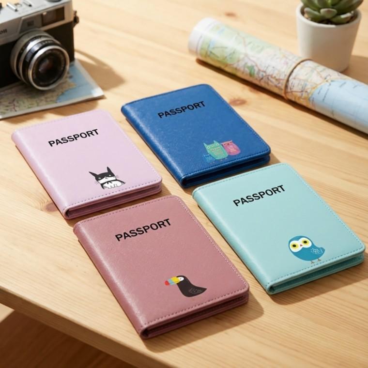 여권지갑 케이스 해외여행 선물 여행용 여권 지갑 파우치 가방 보관