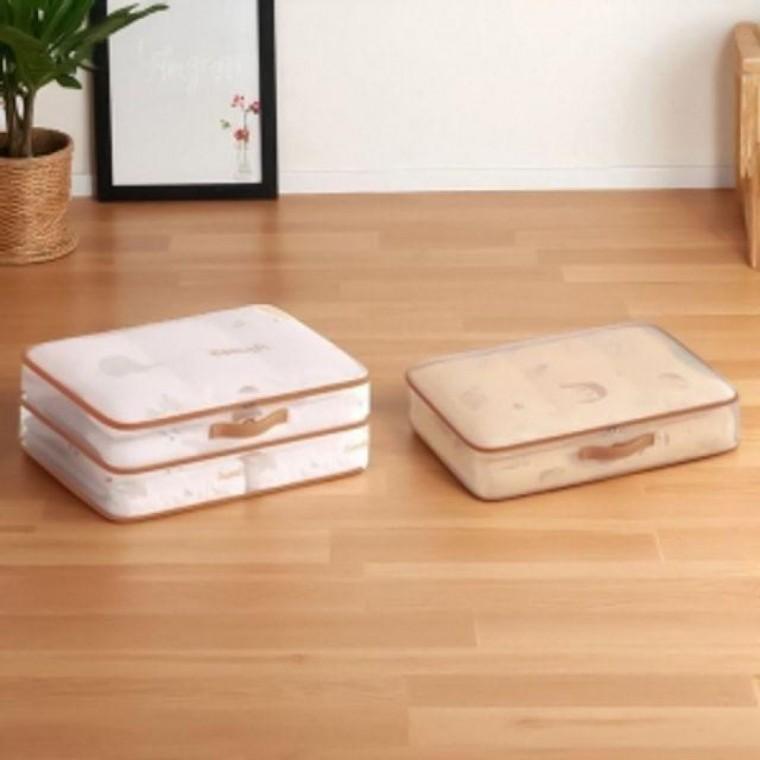 압축파우치(52x40x28cm) 지퍼 패딩 의류 이불 압축팩