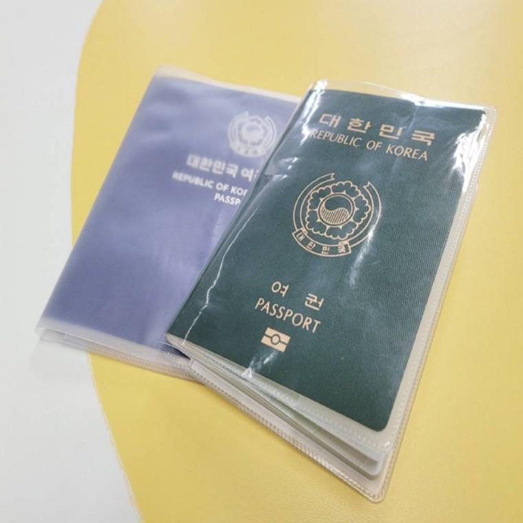 여권 케이스 투명 가족여권케이스 여권파우치