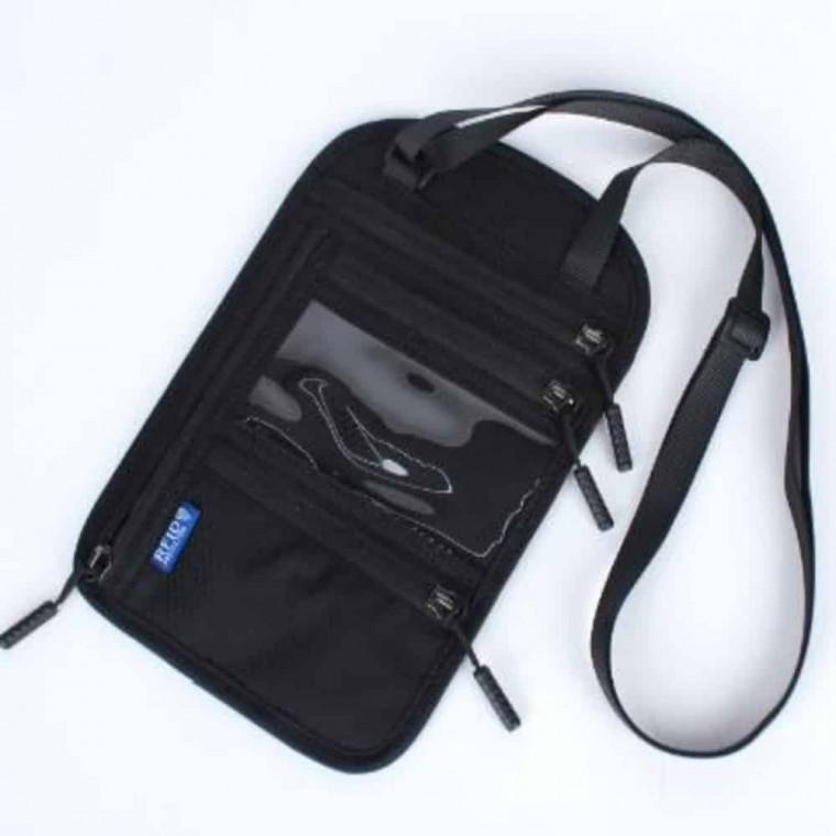 여행가방 안티스키밍 블랙 여권커버 여행지갑 여행용파우치 해외여행지갑