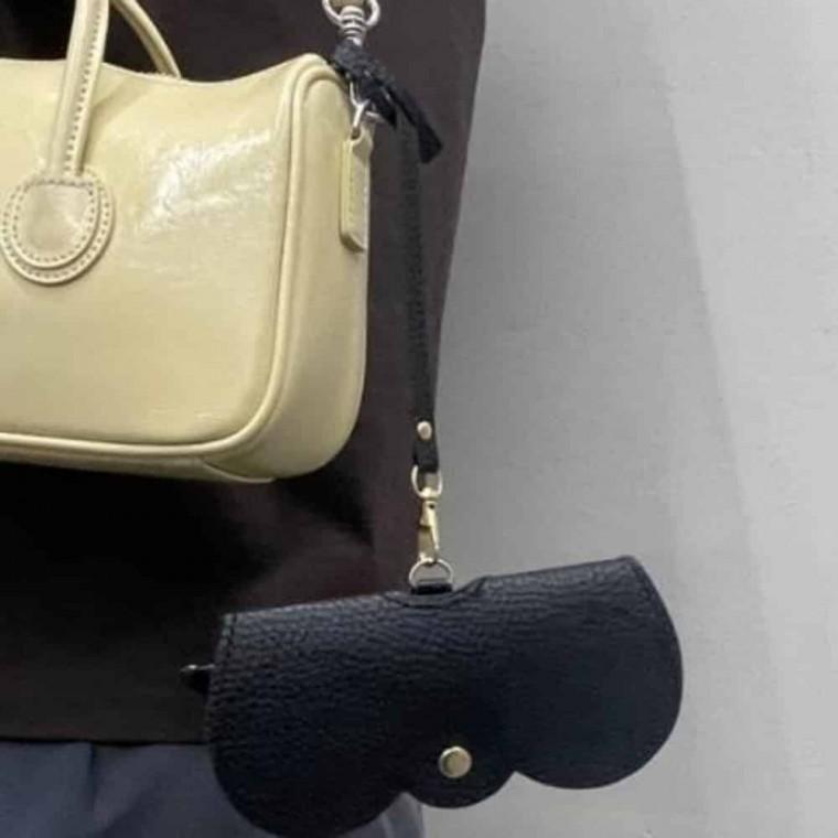 안경케이스 슬림 가죽 블랙 선글라스집 선글라스케이스 안경파우치 선글라스보관함