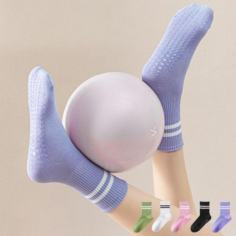 마콘 놀습립 투라인 필라테스 요가 양말 논슬립 실리콘 장목 중목 스포츠