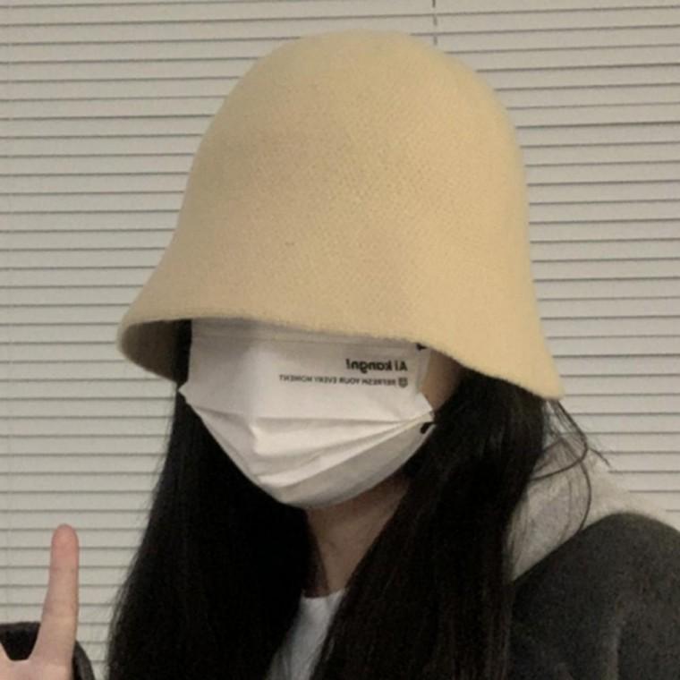 착용감 편안한 여성 와이어 니트 면벙거지 여름모자 사계절 버킷햇 벙거지 모두팜