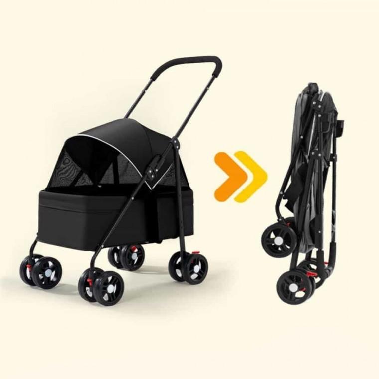 중형견 저상형 유모차 4컬러 반려동물유모차 강아지개모차 강아지캐리어 펫모차 반려견유모차 반려견산책