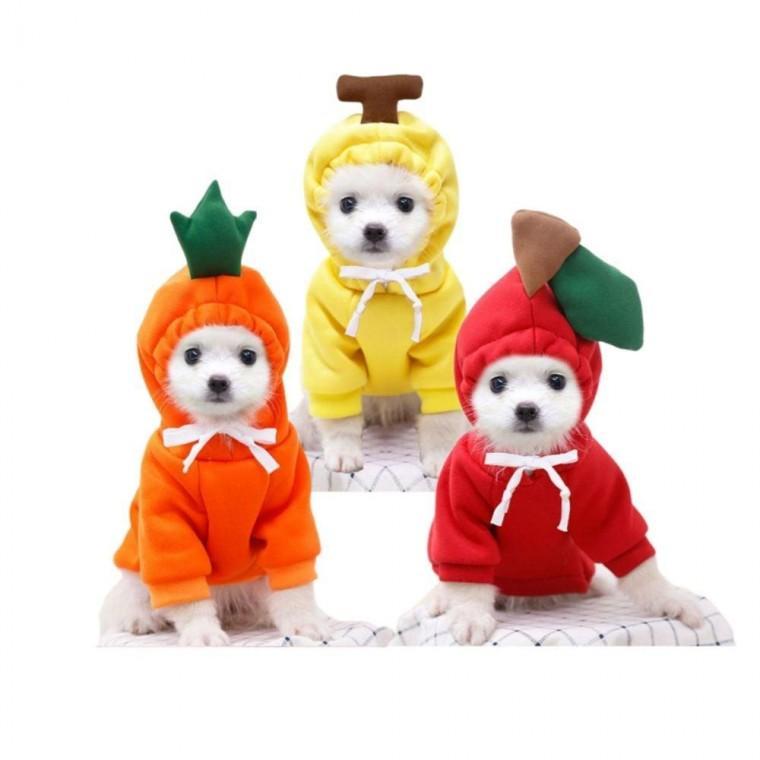 EAS 기모 강아지 고양이 반려동물 과일옷