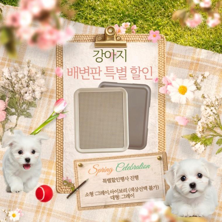 강아지 배변판