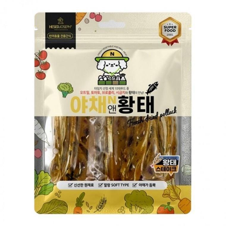 EAS 헤세드요셉 강아지간식 야채앤 황태 스테이크 160g