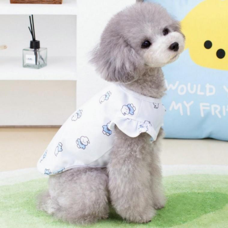 토끼 프릴 여름 산책 티셔츠 강아지 옷 반려견옷 애견