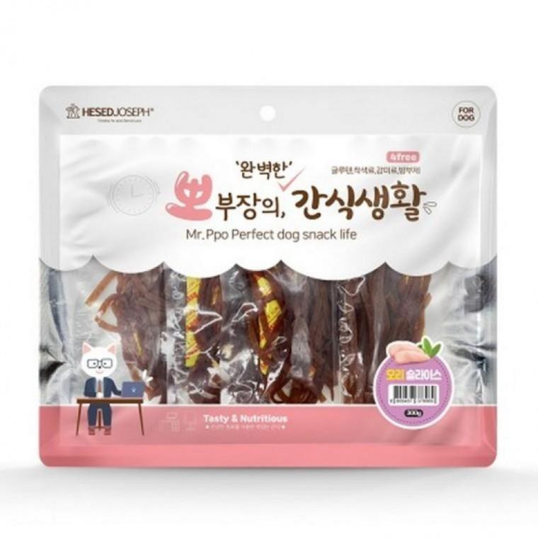 EA 헤세드요셉 강아지간식 뽀부장의 간식생활 오리슬라이스 300g