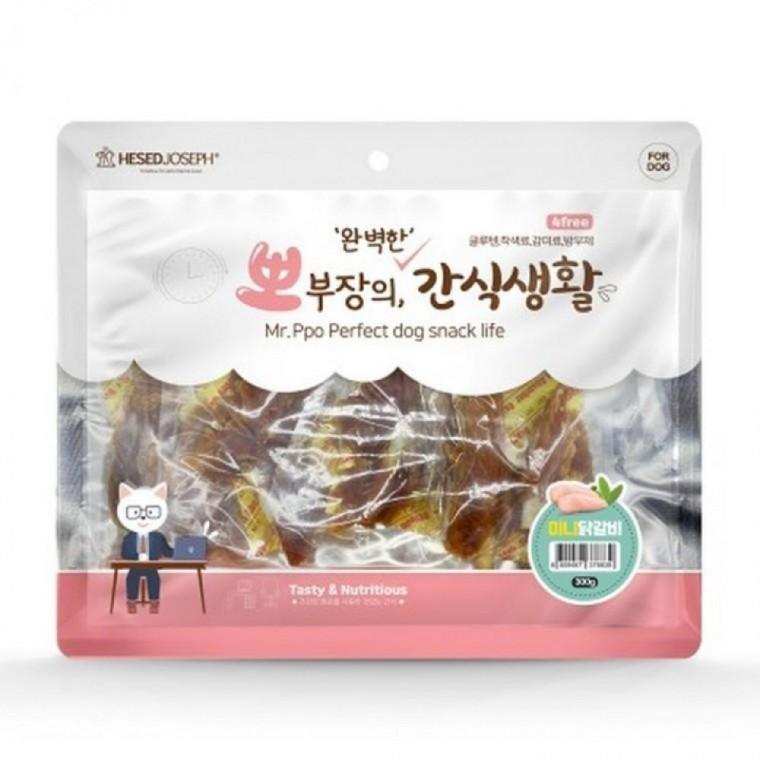 EA 헤세드요셉 강아지간식 뽀부장의 간식생활 미니 닭갈비 300g