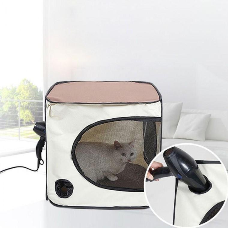 애완 동물 목욕 건조 박스 접이식 강아지 고양이 샤워기 용품 반려 털말 리기용 드라