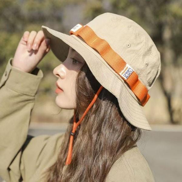 은창]웨빙 포인트 레터링 사파리 버킷햇 벙거지 모자 벙거지모자 선캡 썬캡 여름 캡모자 밀짚 왕골 나들이