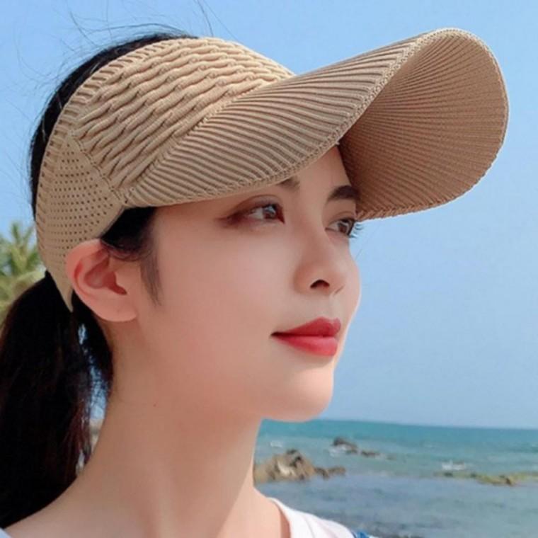 여성 런닝 썬캡 골프 모자 테니스 스포츠 캡 아웃도어 여름 자외선차단 햇빛가리개 운동용 선바이저 선캡